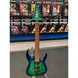 Used Jackson Used Jackson Pro Series Misha Mansoor Signature Juggernaut HT6 GREEN AND BLUE Solid Body Electric Guitar