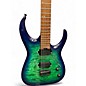 Used Jackson Pro Series Misha Mansoor Signature Juggernaut HT6 GREEN AND BLUE Solid Body Electric Guitar