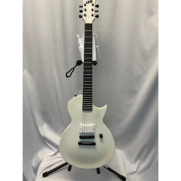 Used ESP Used ESP LTD ARCTIC METAL White Solid Body Electric Guitar