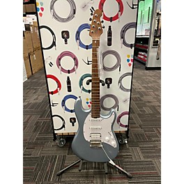 Used Sterling by Music Man Used Sterling By Music Man Cutlass Silver Solid Body Electric Guitar