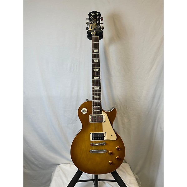 Used Epiphone Used Epiphone Les Paul Standard 1950s Honey Burst Solid Body Electric Guitar