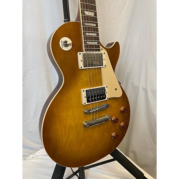 Used Epiphone Used Epiphone Les Paul Standard 1950s Honey Burst Solid Body Electric Guitar