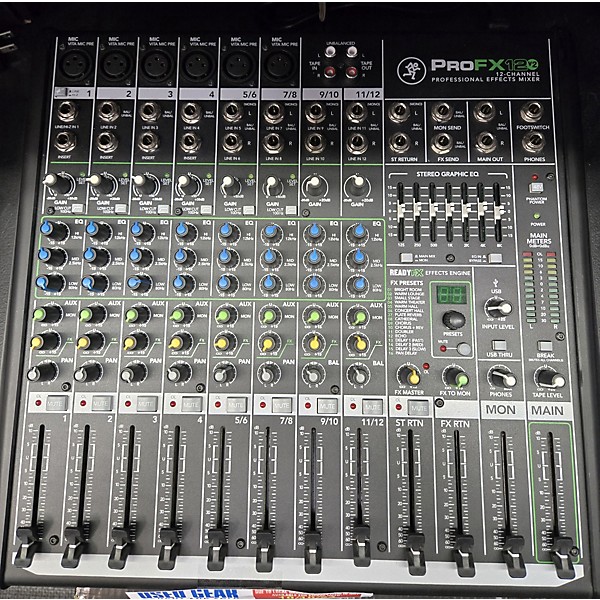 Used Mackie PROFX12 Unpowered Mixer Guitar Center