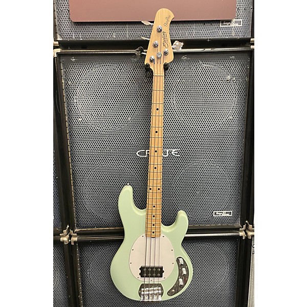 Used Sterling by Music Man Used Sterling By Music Man Sub 4 Mint Green Electric Bass Guitar