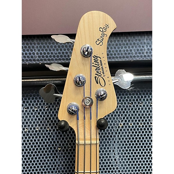 Used Sterling by Music Man Used Sterling By Music Man Sub 4 Mint Green Electric Bass Guitar