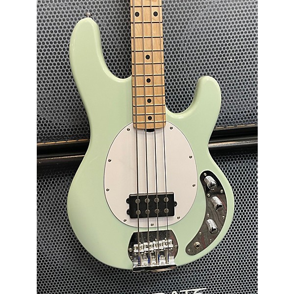 Used Sterling by Music Man Used Sterling By Music Man Sub 4 Mint Green Electric Bass Guitar