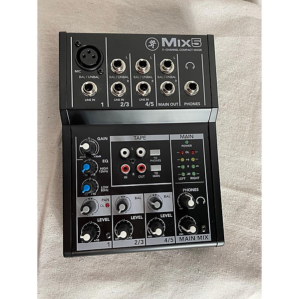 Used Mackie Mix 5 Powered Mixer