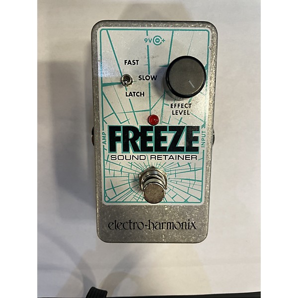 Used Electro-Harmonix Freeze Sound Retainer Compression Effect Pedal