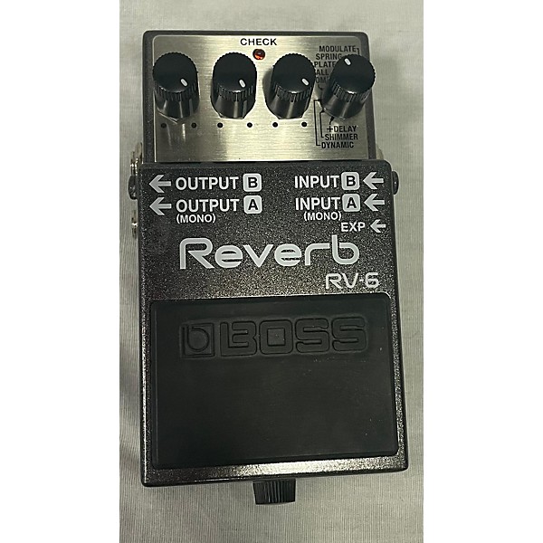 Used BOSS RV6 Digital Reverb Effect Pedal