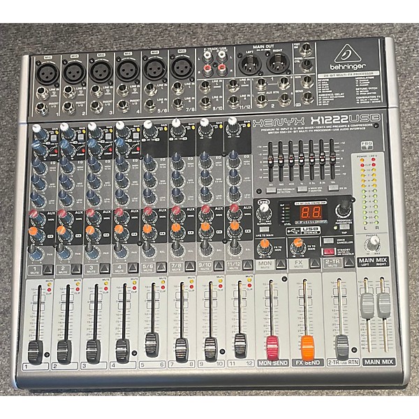 Used Behringer Xenyx X1222USB Unpowered Mixer