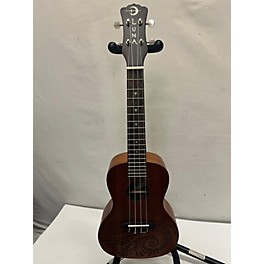 Used Luna Concert Tattoo Ukulele