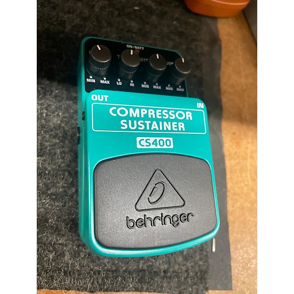 Used Behringer CS400 Compressor Sustainer Effect Pedal