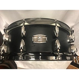 Used Yamaha Used Yamaha 5.5X14 Live Custom Oak Shell Snare Drum Black