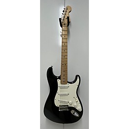 Used Fender Used Fender Standard Stratocaster Black And White Solid Body Electric Guitar