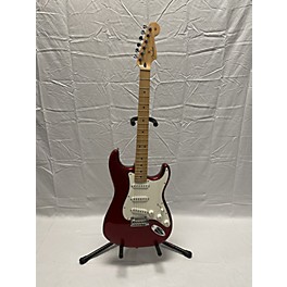 Used Fender Player Stratocaster Candy Apple Red Solid Body Electric Guitar