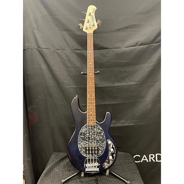 Used Sterling by Music Man Used Sterling By Music Man Sub 4 NAVY BLUE Electric Bass Guitar