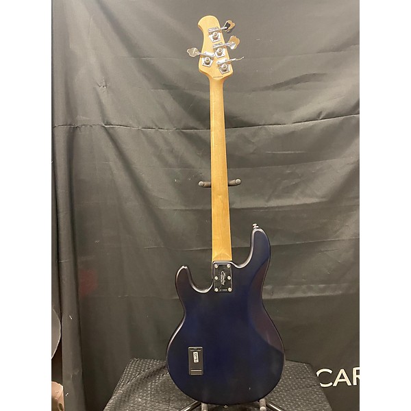 Used Sterling by Music Man Used Sterling By Music Man Sub 4 NAVY BLUE Electric Bass Guitar