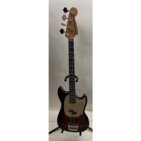 Used Fender Used Fender American Performer Mustang Bass Tobacco Burst Electric Bass Guitar