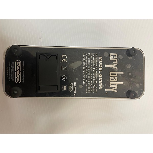 Used Dunlop GCB95 Original Crybaby Wah Effect Pedal