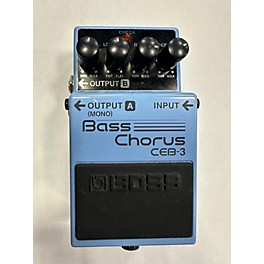 Used BOSS CEB3 Bass Chorus Bass Effect Pedal