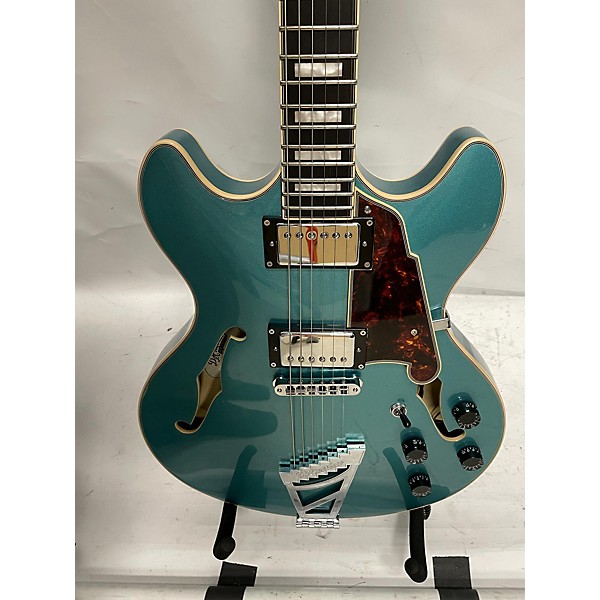 Used D'Angelico Used D'Angelico Premier Series DC Ocean Turquoise Hollow Body Electric Guitar