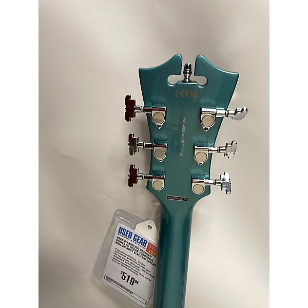 Used D'Angelico Used D'Angelico Premier Series DC Ocean Turquoise Hollow Body Electric Guitar