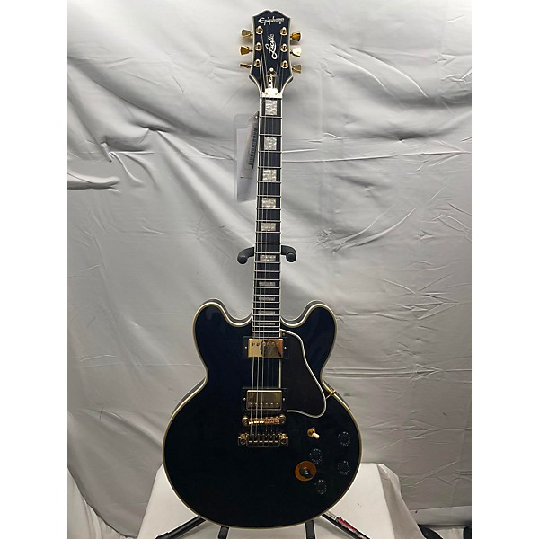 Used Epiphone Used Epiphone BB King Lucille Black Hollow Body Electric Guitar