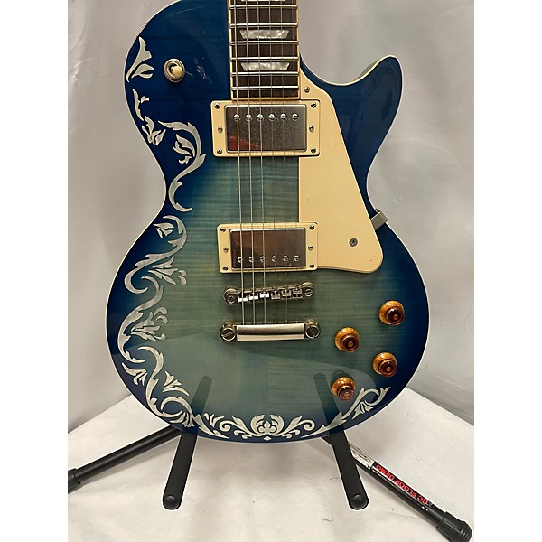 Used Epiphone Used Epiphone Les Paul Standard Pro Blue Solid Body Electric Guitar