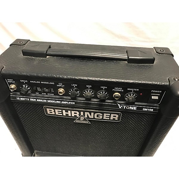 Used Behringer GM108 15W 1X8 V Tone Guitar Combo Amp