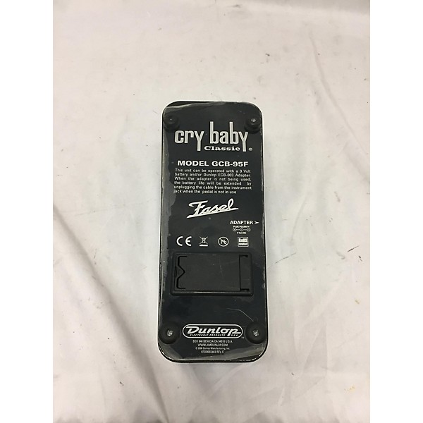 Used Dunlop GCB95F Crybaby Classic Wah With Fasel Inductor Effect Pedal