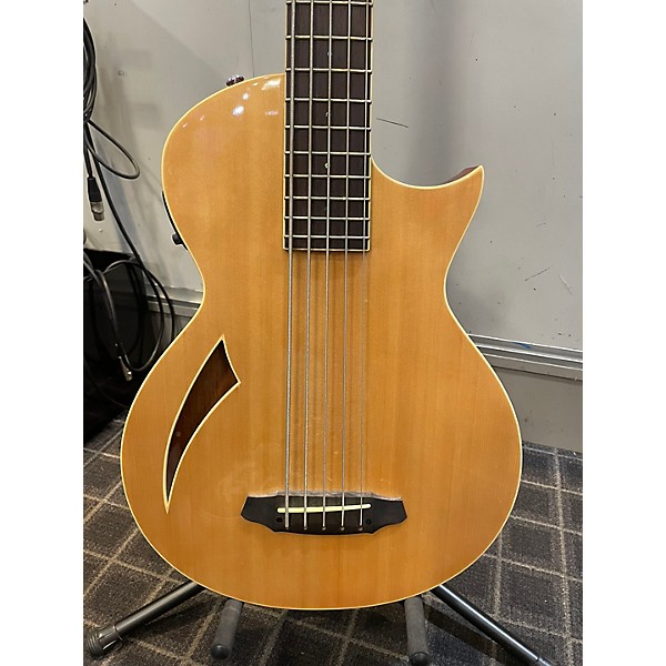 Used Esp Used ESP LTD TL5 Natural Acoustic Bass Guitar