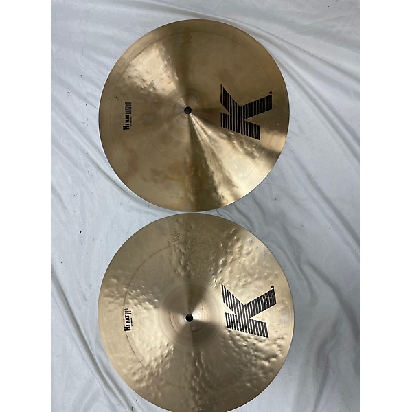 Used Zildjian 14in K Custom Hi Hat Pair Cymbal