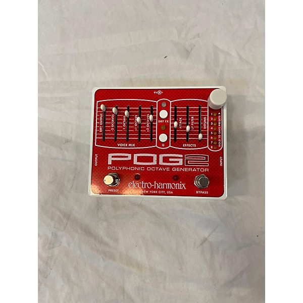 Used Electro-Harmonix Pog2 Polyphonic Octave Generator Effect Pedal |  Guitar Center