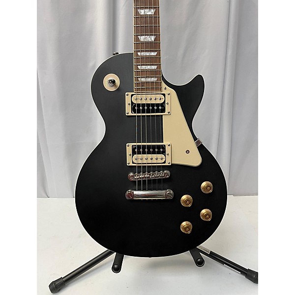 Used Epiphone Used Epiphone Les Paul Traditional Pro IV Black Solid Body Electric Guitar