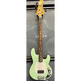 Used Sterling by Music Man Used Sterling By Music Man Ray34CA Seafoam Green Electric Bass Guitar