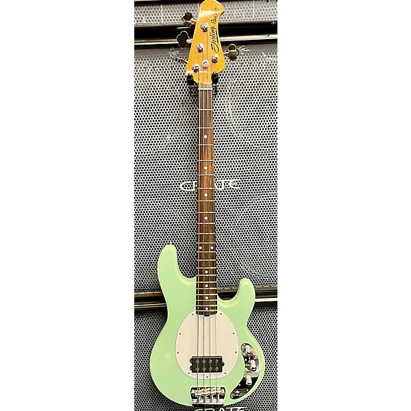 Used Sterling by Music Man Used Sterling By Music Man Ray34CA Seafoam Green Electric Bass Guitar