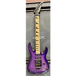 Used Jackson Used Jackson JS34Q Dinky Trans Purple Solid Body Electric Guitar