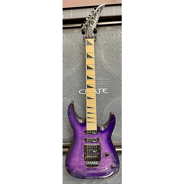 Used Jackson Used Jackson JS34Q Dinky Trans Purple Solid Body Electric Guitar