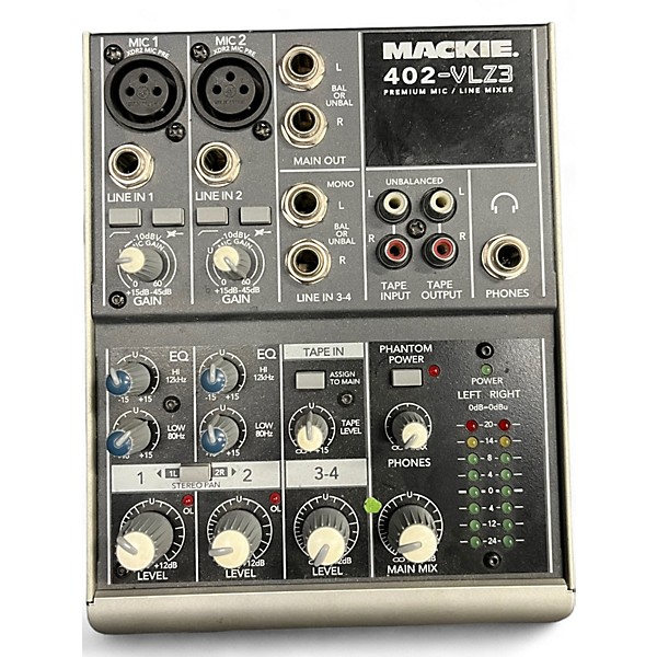 Used Used Mackie 402VLZ3 Unpowered Mixer