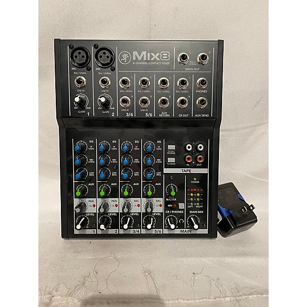 Used Mackie MIX8 Unpowered Mixer Guitar Center