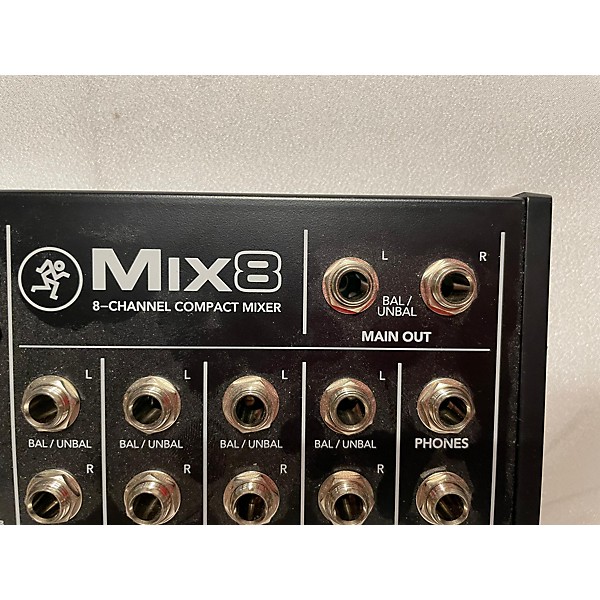 Used Mackie MIX8 Unpowered Mixer Guitar Center
