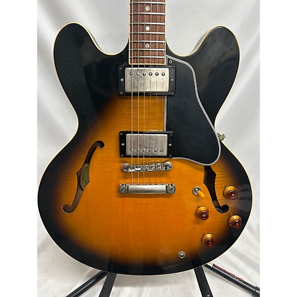 Vintage Gibson Vintage 1998 Gibson ES 335 DT 2 Color Sunburst Hollow Body Electric Guitar