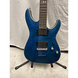 Used Schecter Guitar Research Used Schecter Guitar Research C1 Platinum Trans Blue Solid Body Electric Guitar