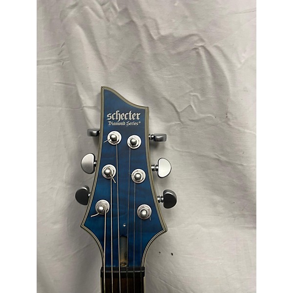 Used Schecter Guitar Research Used Schecter Guitar Research C1 Platinum Trans Blue Solid Body Electric Guitar