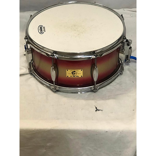 Used Porkpie Used Porkpie 6.5X14 Hip Pig Drum Red Gold