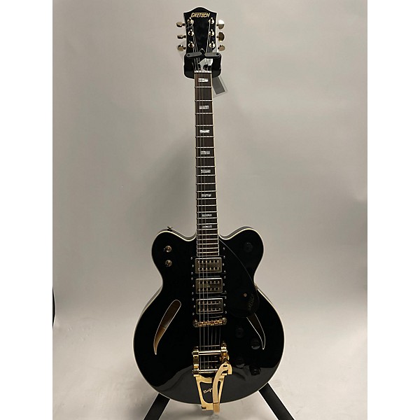 Used Gretsch Guitars Used Gretsch Guitars G2627TG Black Hollow Body Electric Guitar