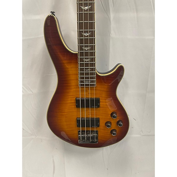 Used Schecter Guitar Research Used Schecter Guitar Research Omen Extreme 4 String Cherry Sunburst Electric Bass Guitar