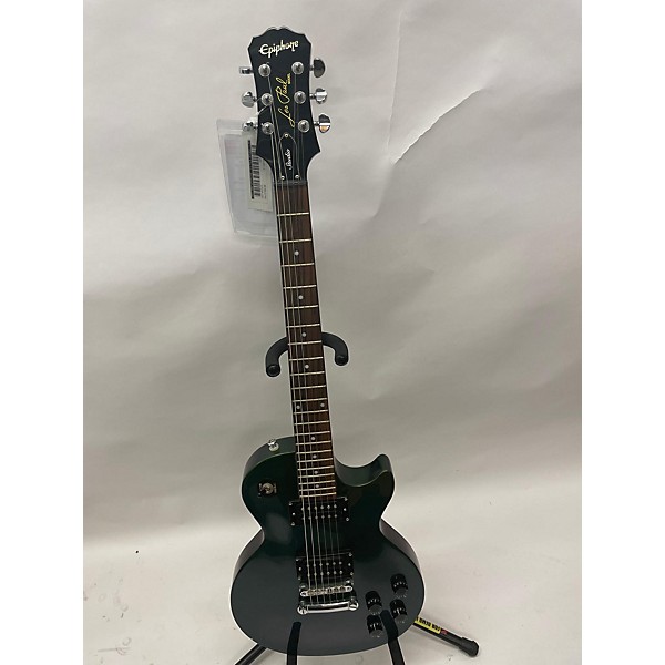 Used Epiphone 2007 Les Paul Studio Custom Solid Body Electric Guitar  Chameleon Green | Guitar Center