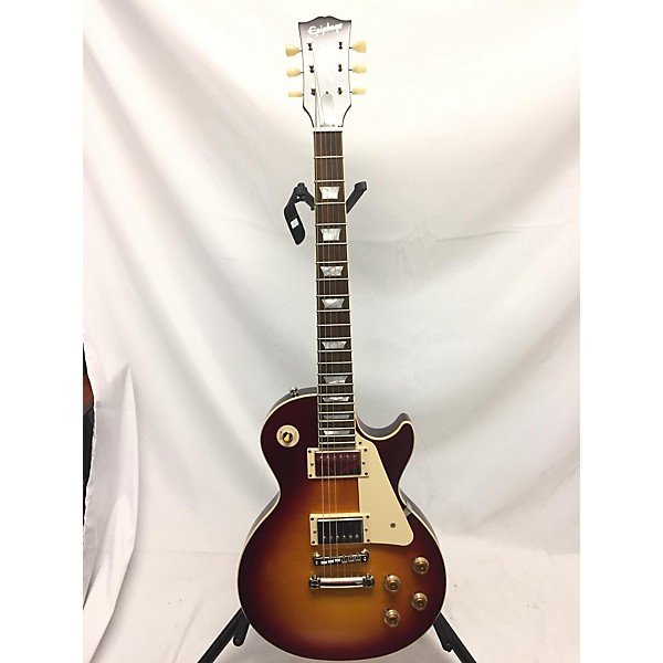 Used Epiphone Used Epiphone Inspired By Gibson Les Paul Factory Burst Solid Body Electric Guitar