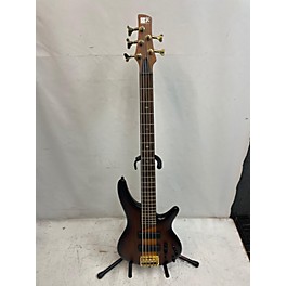 Used Ibanez Used Ibanez SR755 5 String Natural Electric Bass Guitar